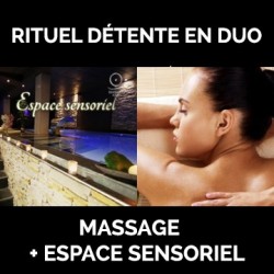 Duo Massage 1h30 + accès à l'espace sensoriel 1h
